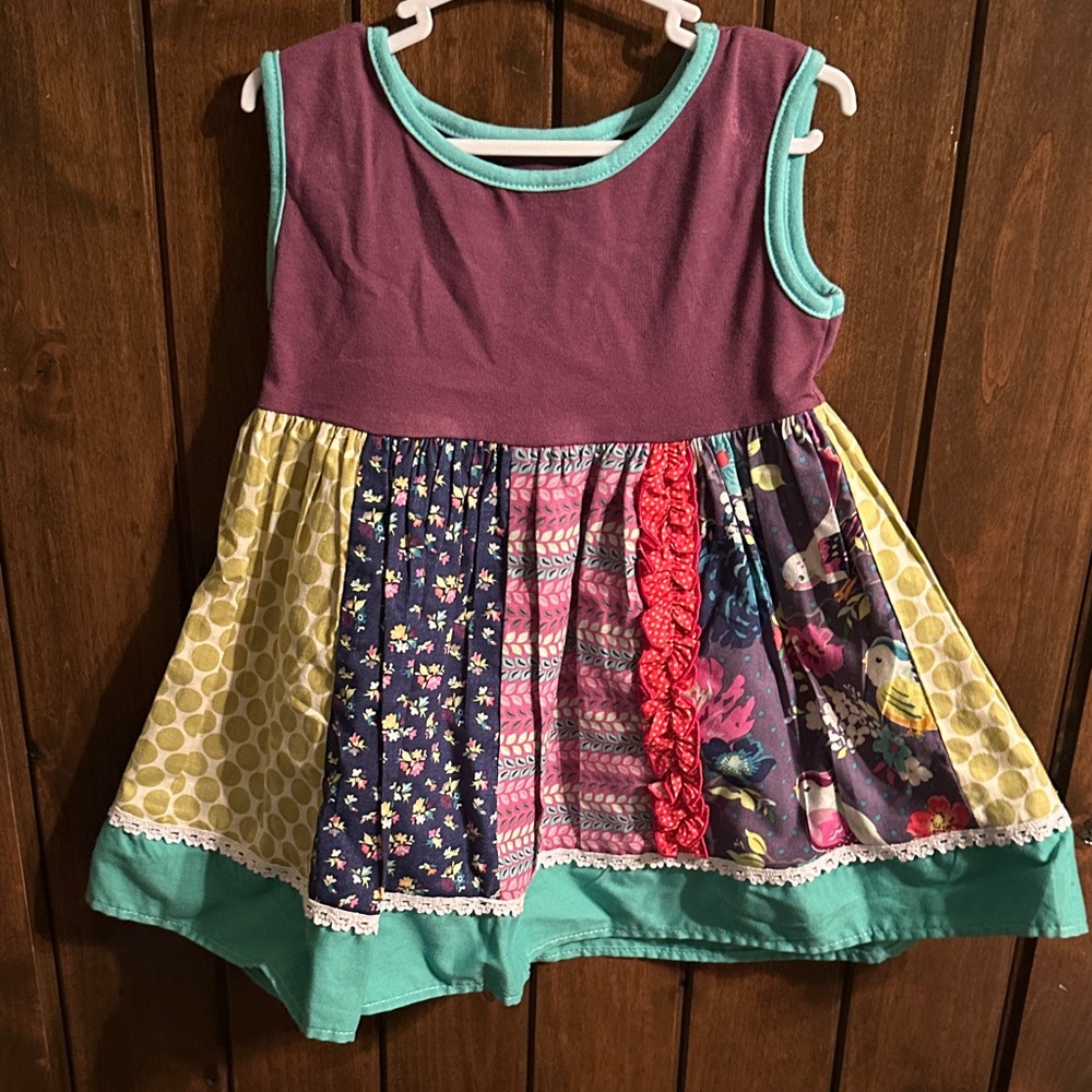 Persnickety Multicolor Patchwork Dress